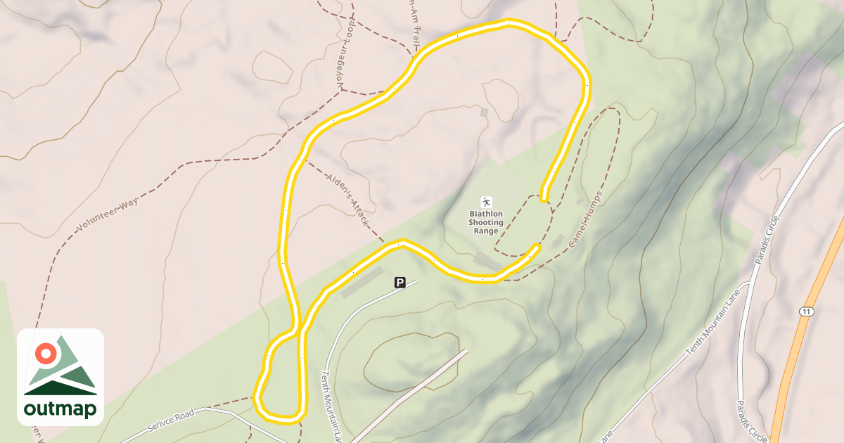 Map of Waska Loop