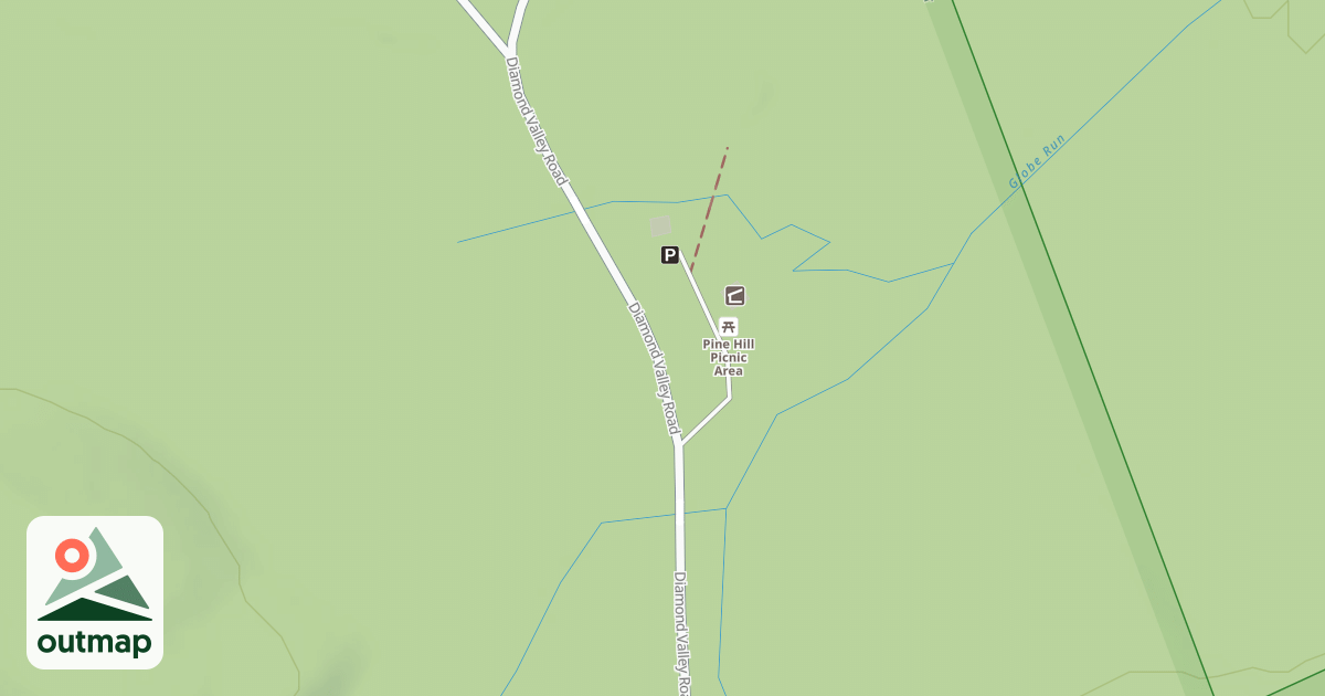Map of Rothrock State Forest Seven Mountains Snowmobile Trails