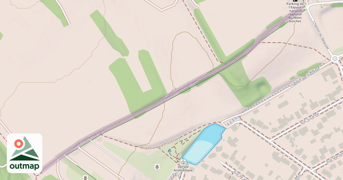 Map of Vieux Chemin de Paris
