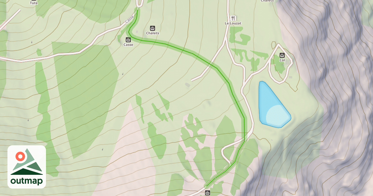 Map of Saquet