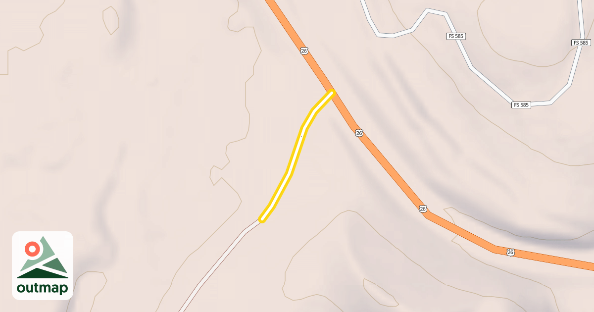 Map of Falls Campground Spring Road
