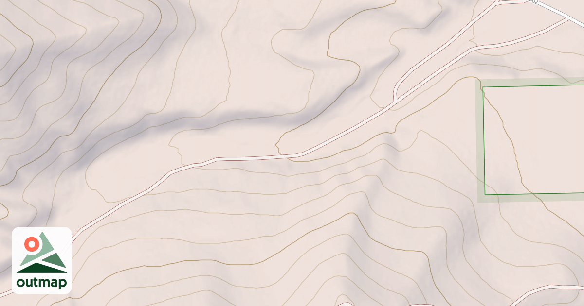 Map of VAN NOY CANYON