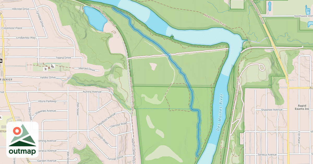 Map of Owl Trail
