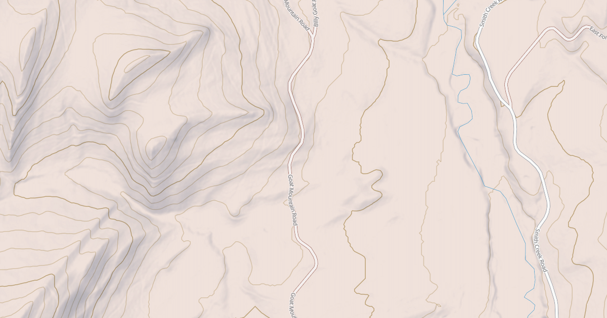 Map preview of GOAT MOUNTAIN