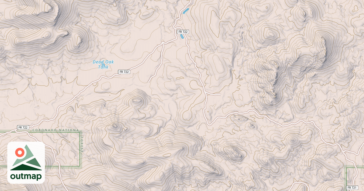 Map of CAJA CANYON