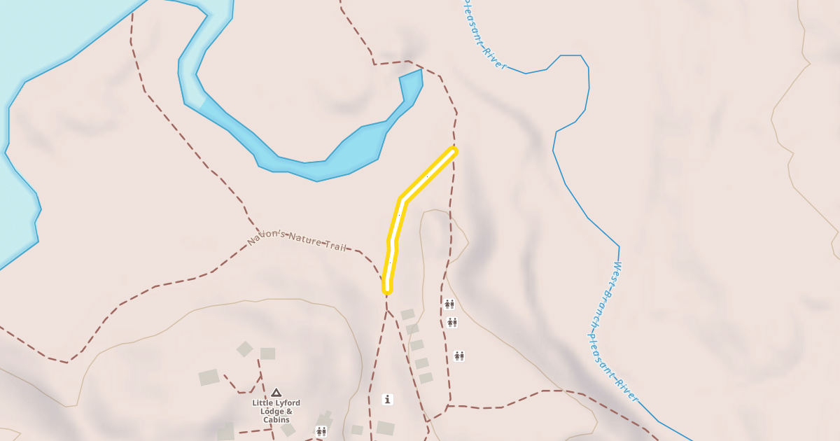 Map preview of Pleasant River Trail