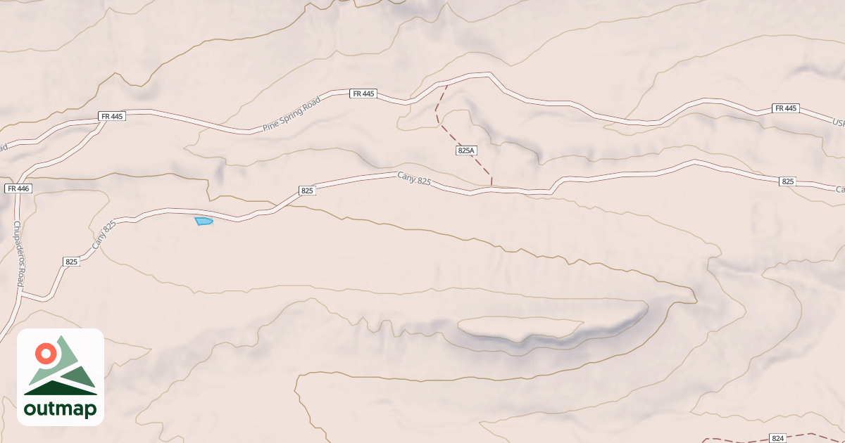 Map of USFS Motor Vehicle Use Map Trails 11592