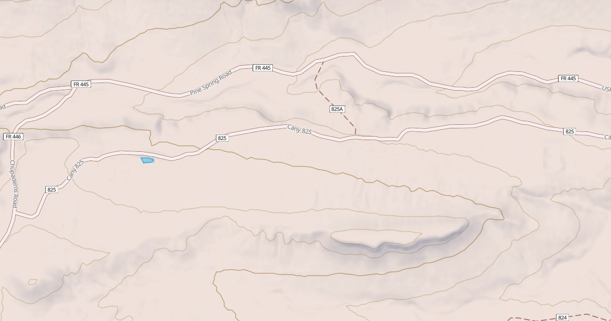 Map preview of USFS Motor Vehicle Use Map Trails 11592