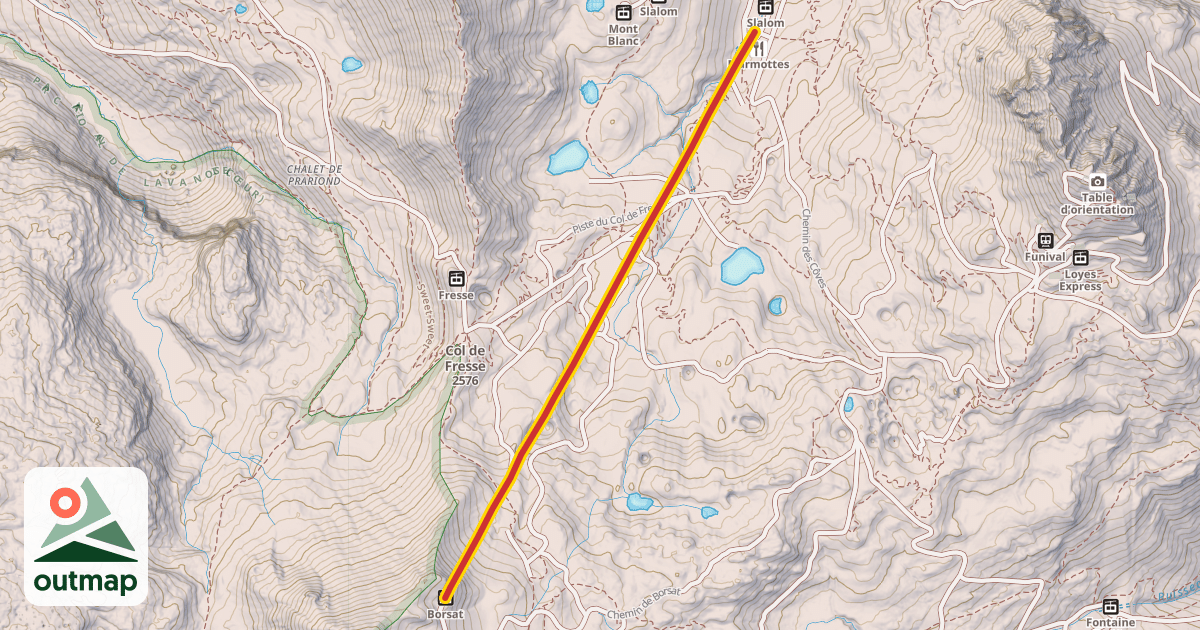 Map of Borsat