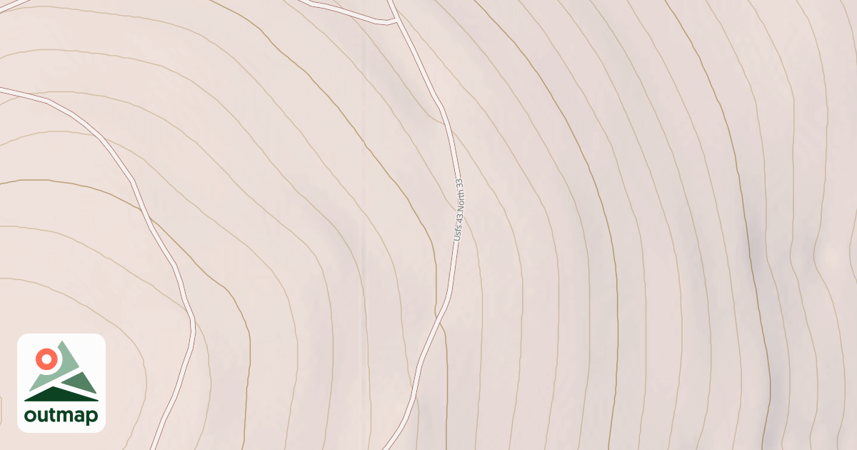 Map of BLACK MTN SPUR
