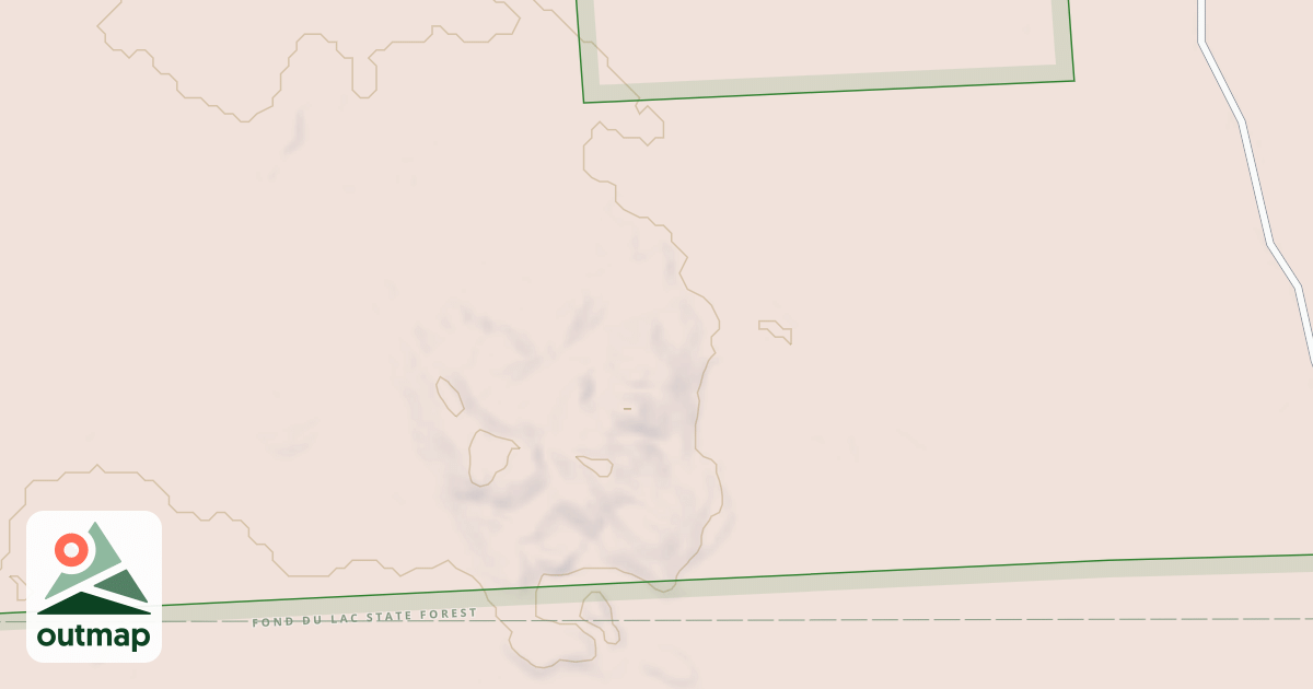 Map of Fond du Lac State Forest Trails