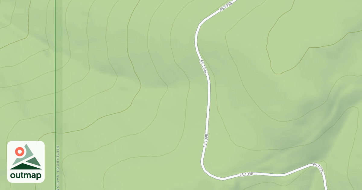 Map of (FDR) NORTH FORK CAMERON CREEK