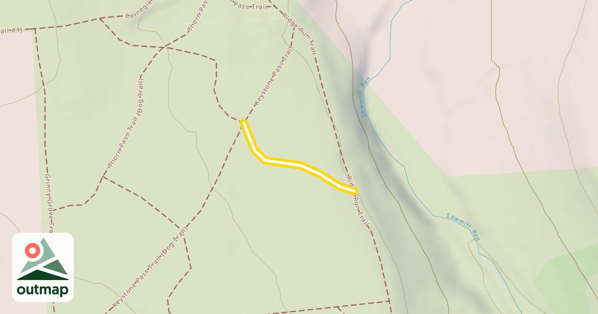 Map of Foxtail Trail
