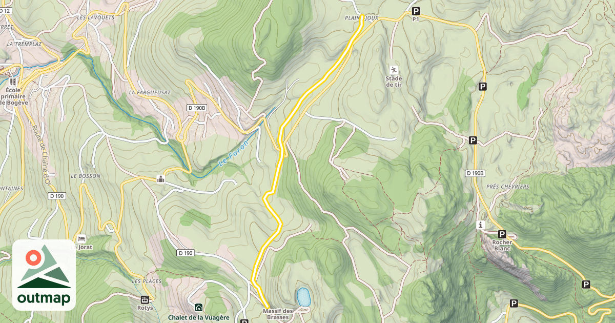 Map of La Rouge