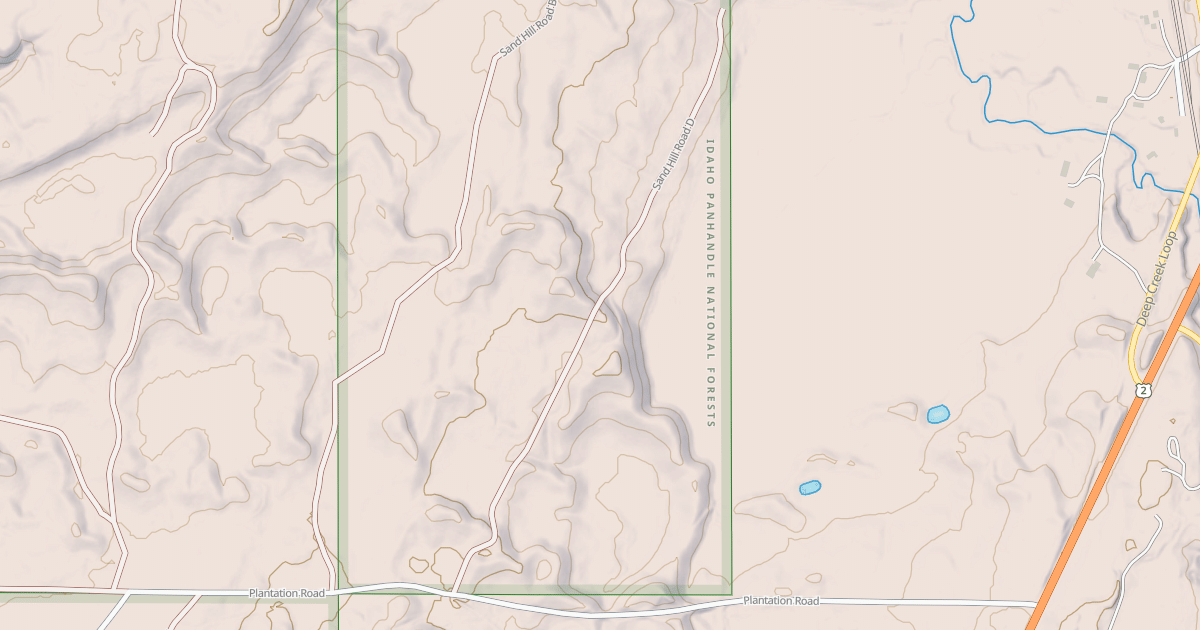 Map preview of SAND HILL D
