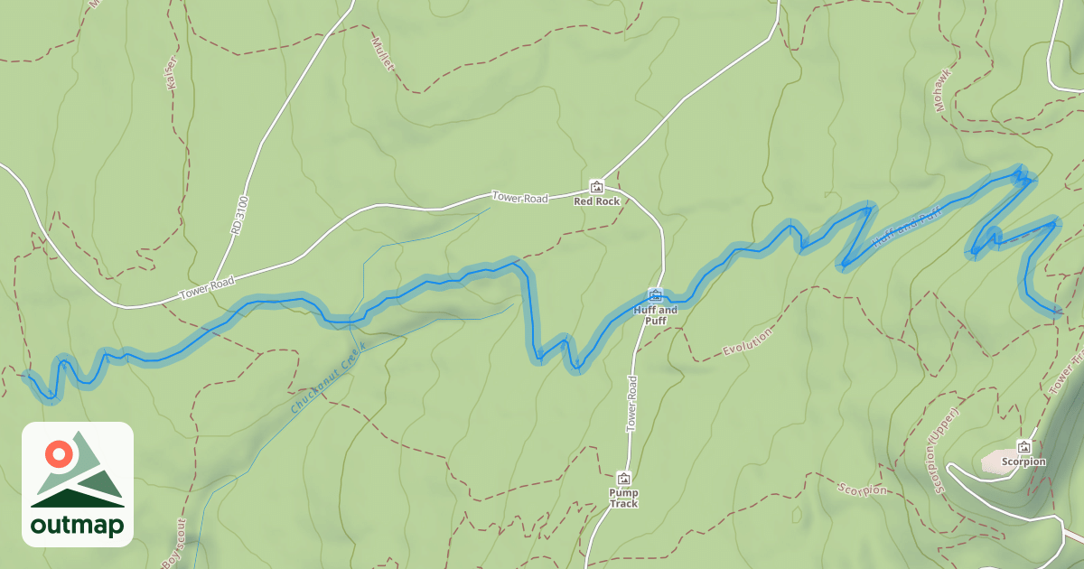 Map of Huff and Puff