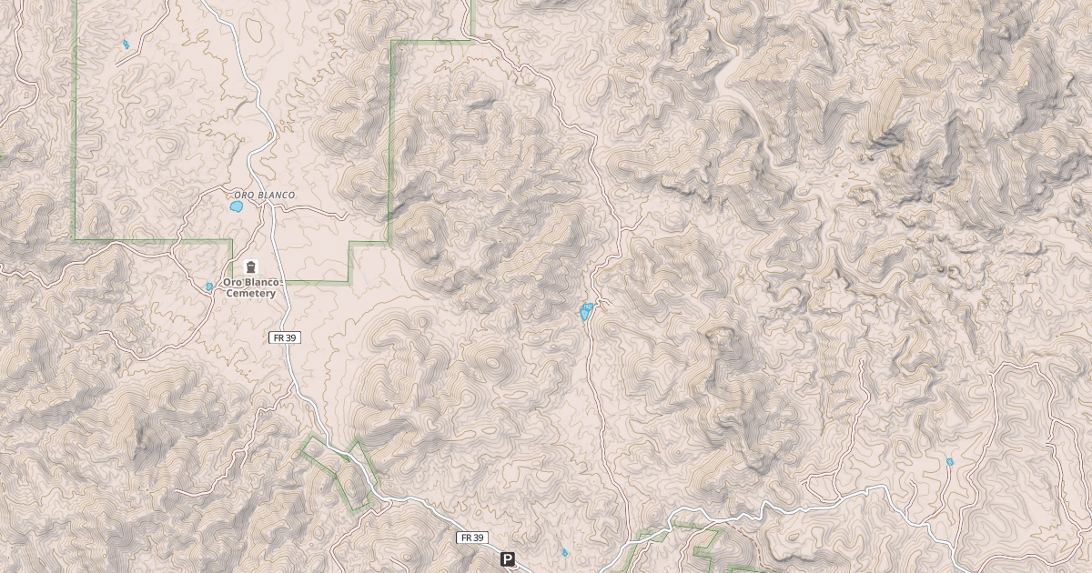 Map preview of CHIMNEY CANYON