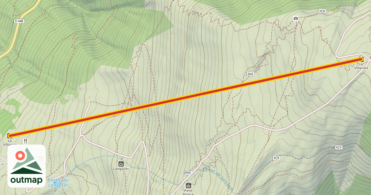 Map of Le Villarais