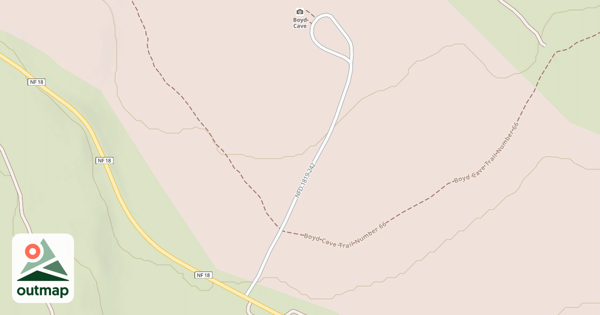 Map of BOYD CAVE