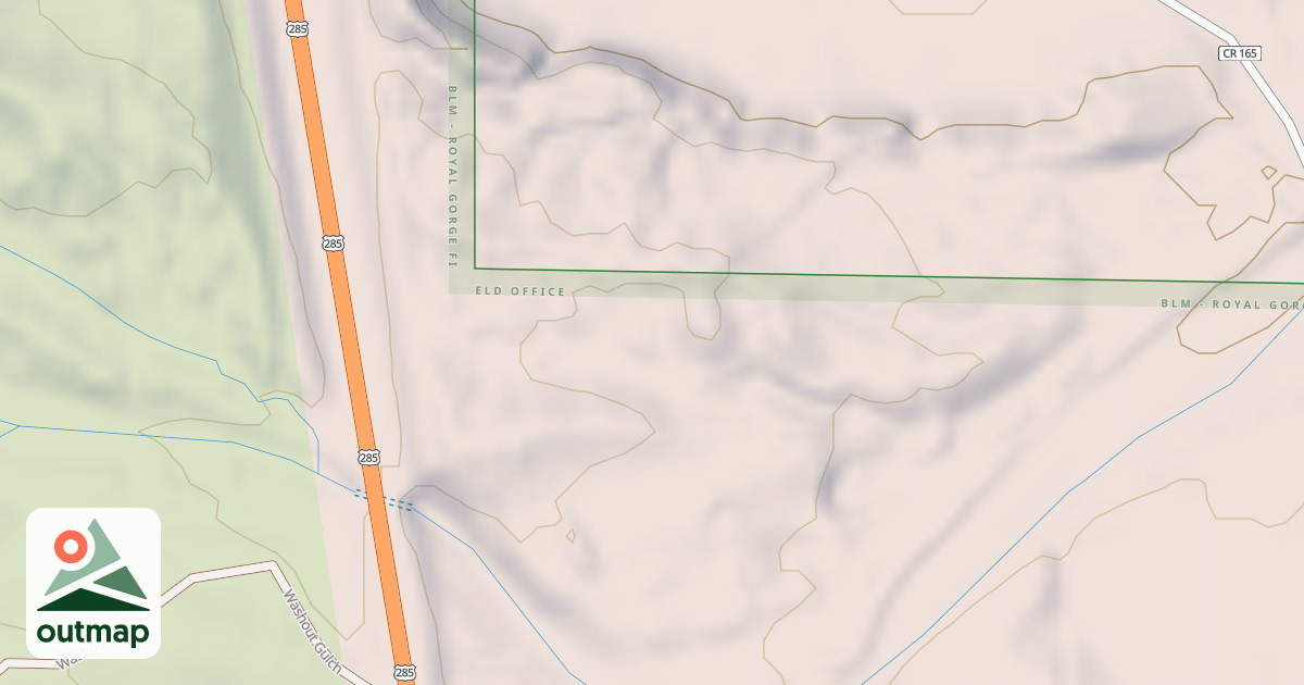 Map of Big Bend Ohv Track Trail