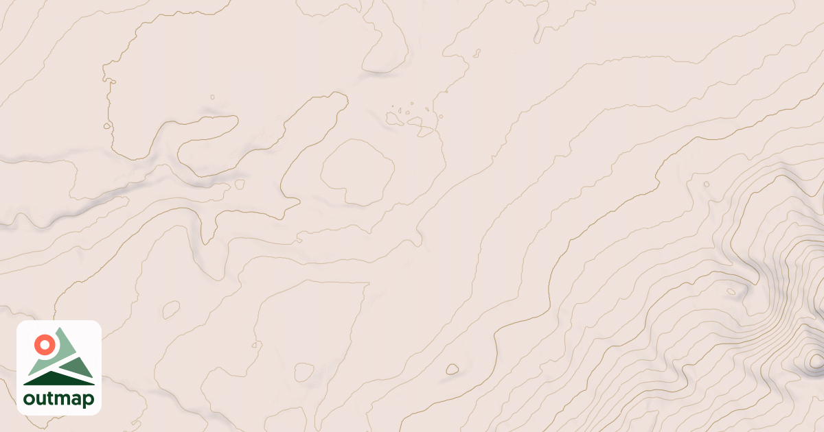 Map of Middle Fork Chulitna