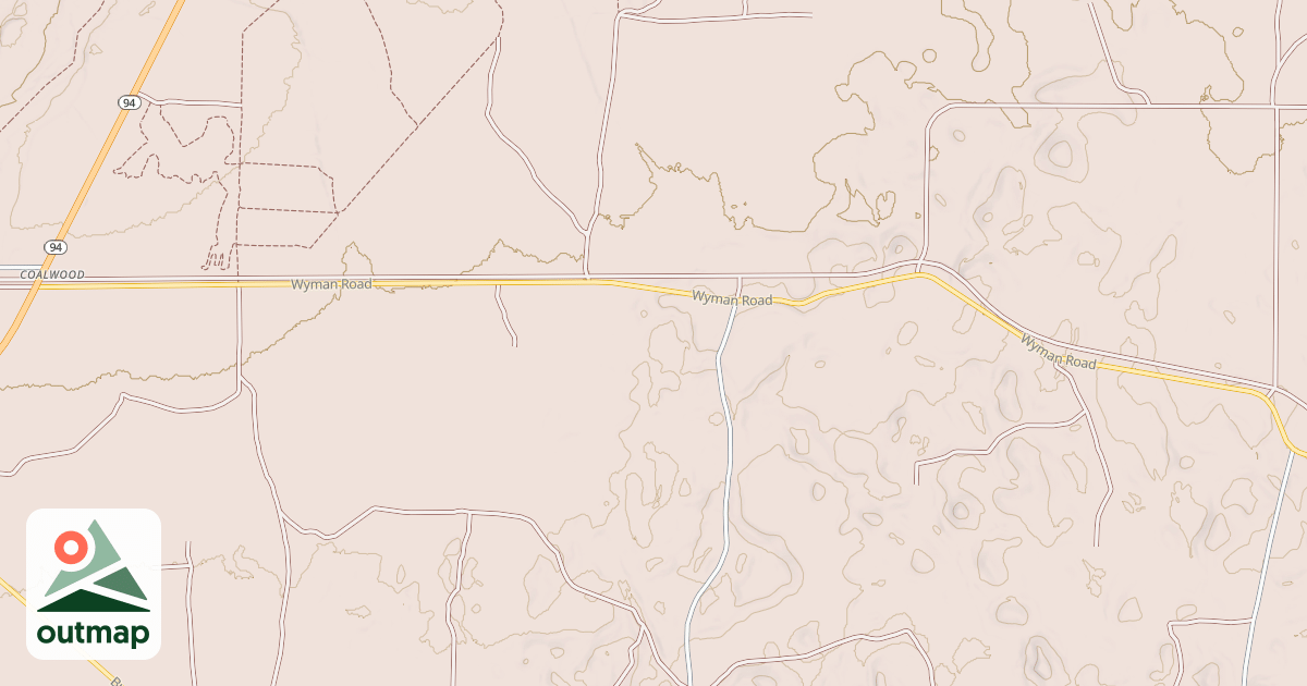 Map of COALWOOD
