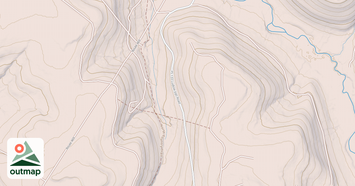 Map of LUDLOW JOJO
