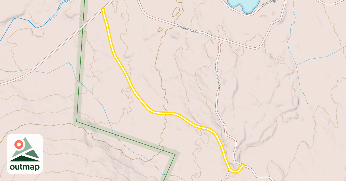 Map of Six Mile Road