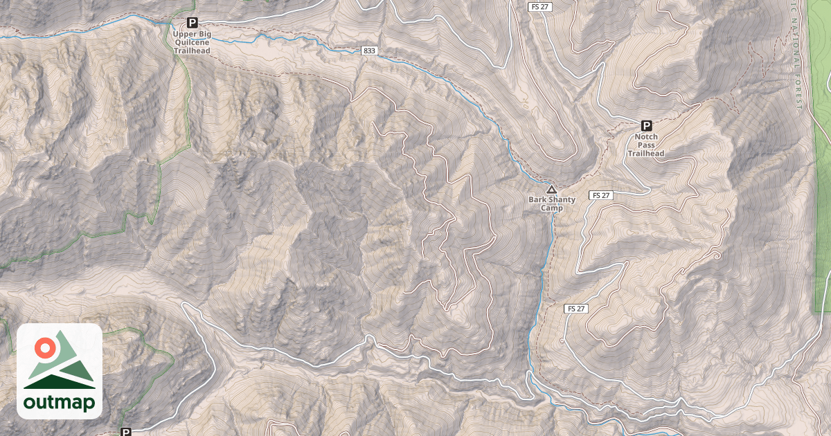 Map of Lower Big Quilcene