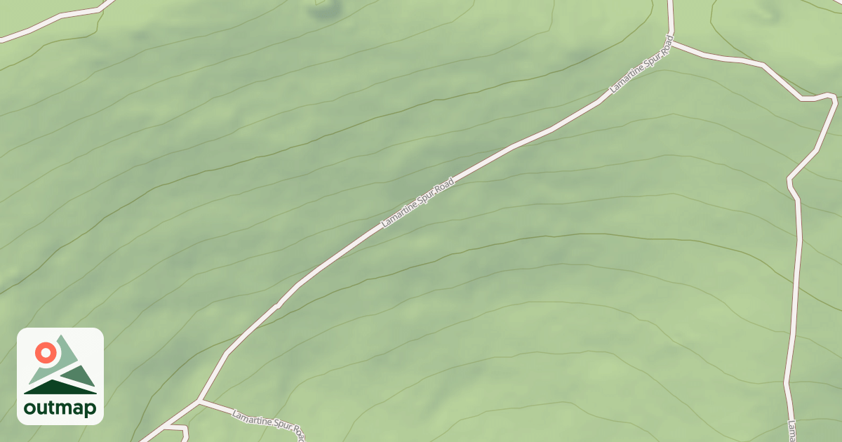 Map of LAMARTINE SPUR