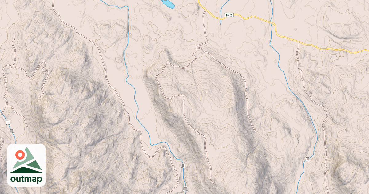 Map of BUSTER RIDGE