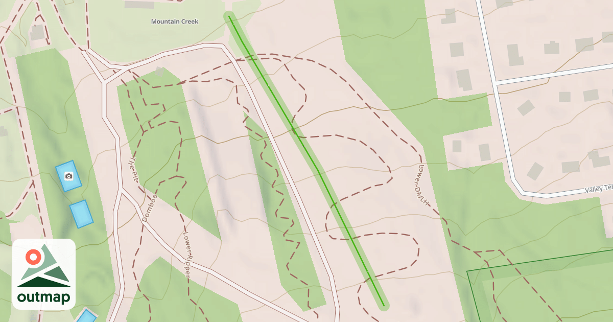 Map of Sugar Slope