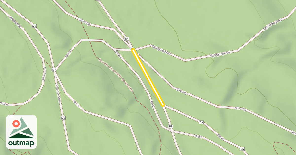 Map of Banff