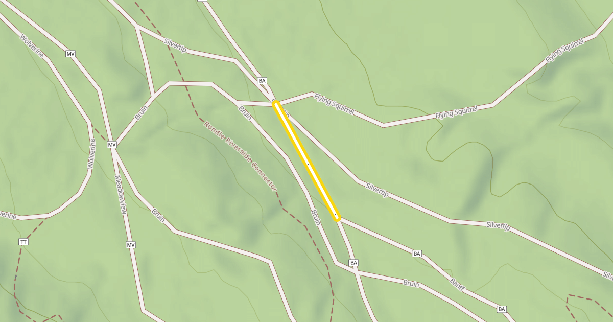 Map preview of Banff