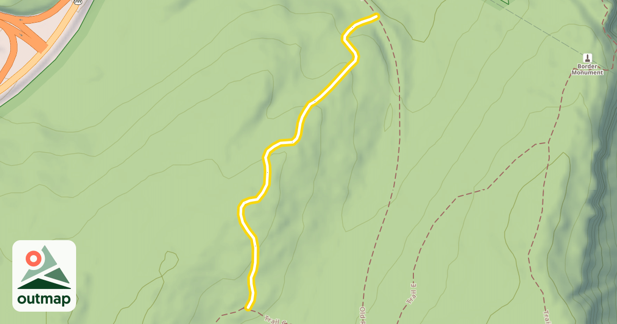 Map of Trail D