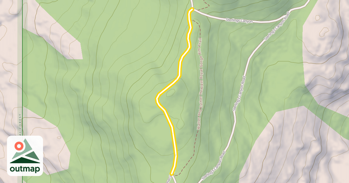 Map of Hellman Way