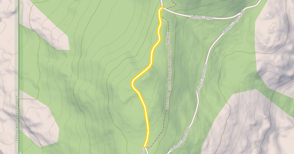 Map preview of Hellman Way