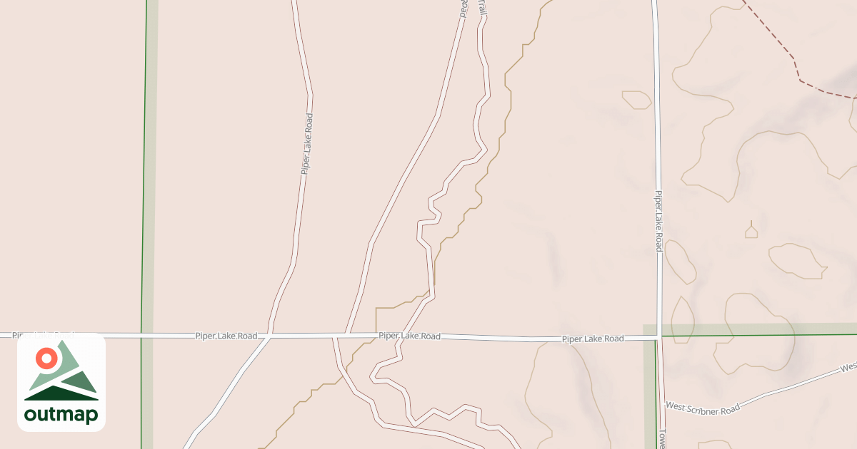 Map of Ambrose Lake To Ogemaw Hills Trail