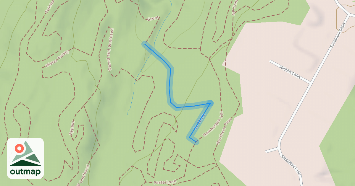 Map of Le Chute