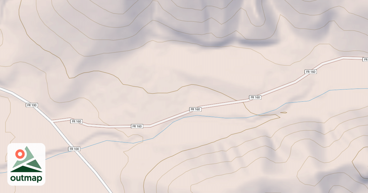 Map of TEMOLIME CANYON