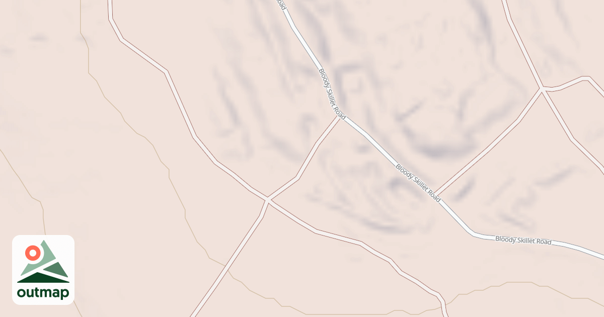 Map of Bloody Skillet ATV Trail