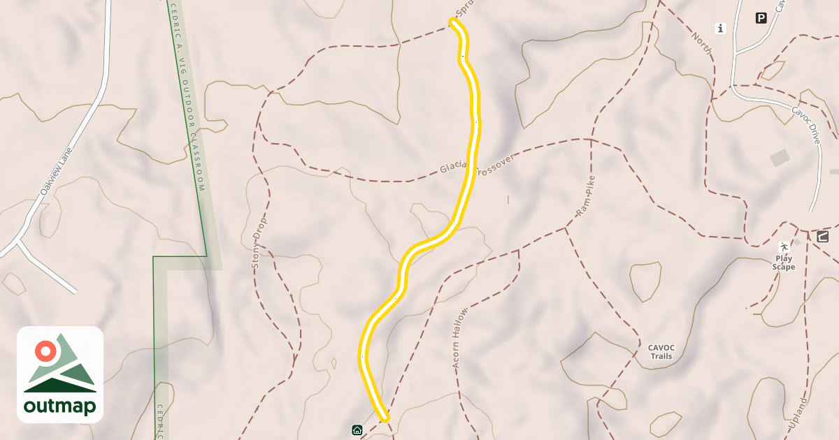 Map of Wolf Run