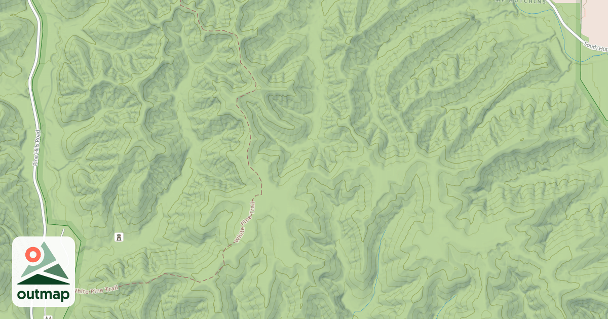 Map of PINE CONE