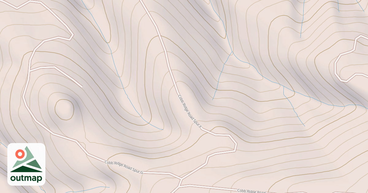 Map of COBB RIDGE