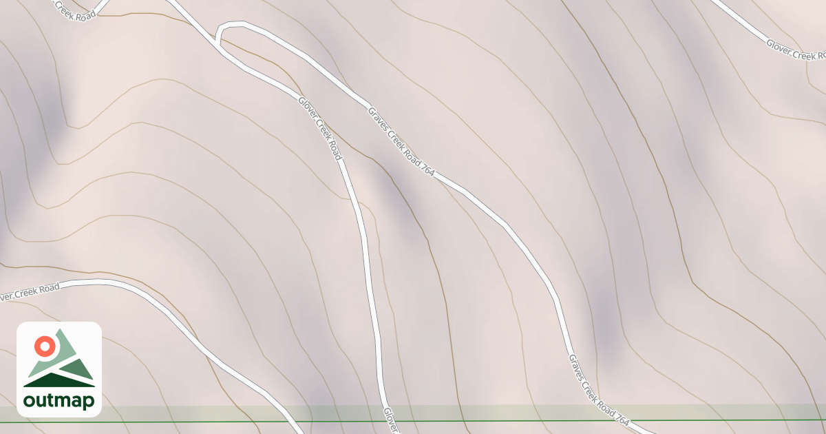 Map of GRAVES CREEK