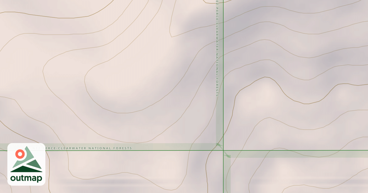 Map of EAST FORK MEADOW CREEK