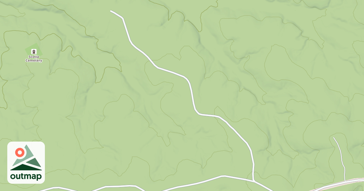 Map of BROOK CEMETARY SPUR A