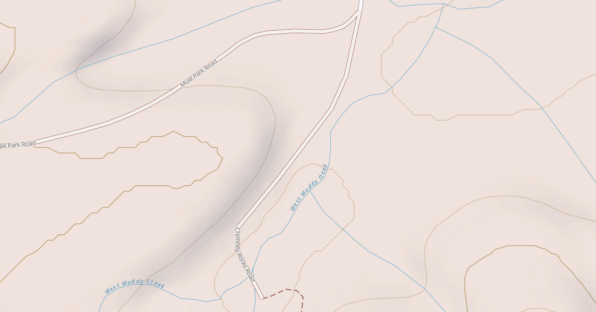 Map preview of CHIMNEY ROCKS