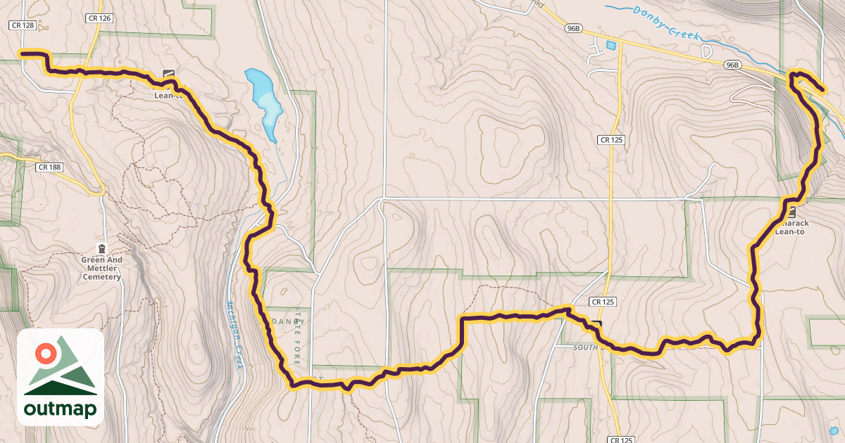 Map of Finger Lakes / North Country Trail