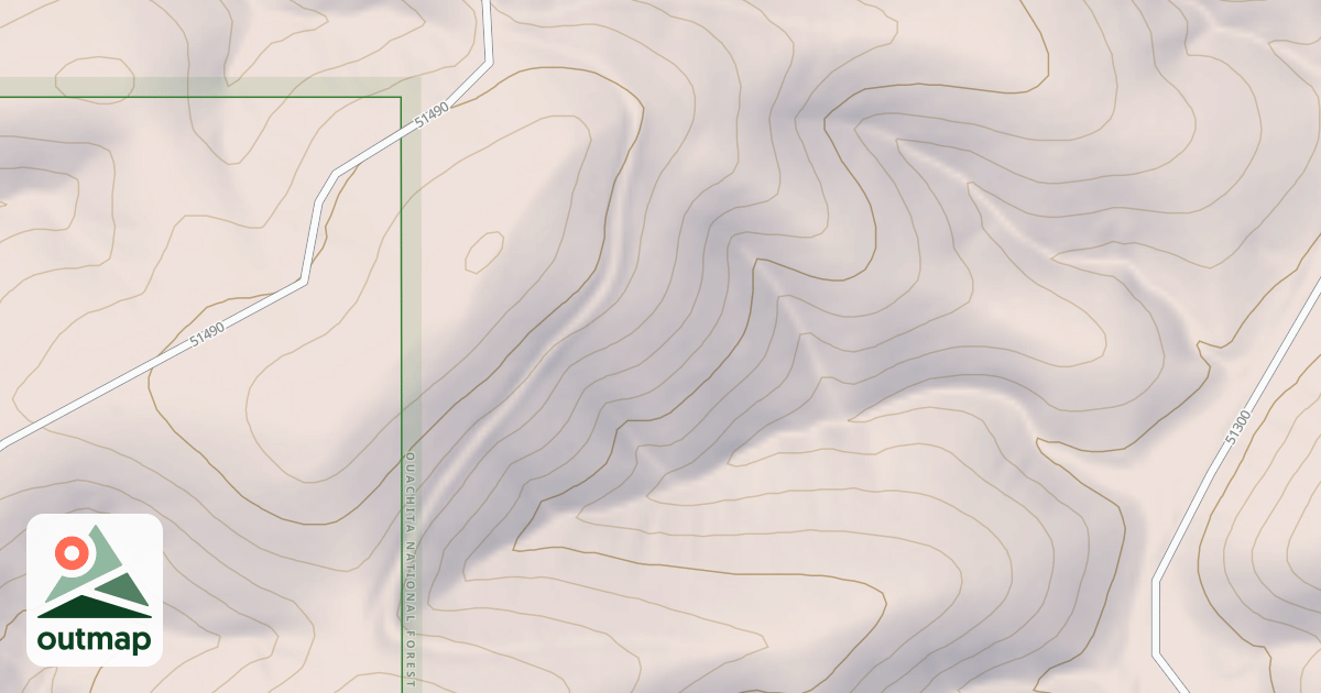 Map of USFS National Forest System Roads {E7991C57-E8E2-4F82-9561-02CEF3390DCE}